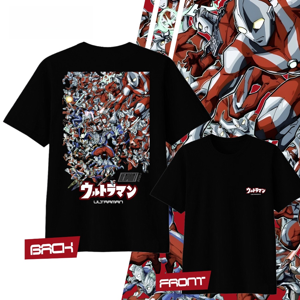 Summer Clothing Gifts - Anime Ultraman Bawełniana Koszulka z Nadrukiem