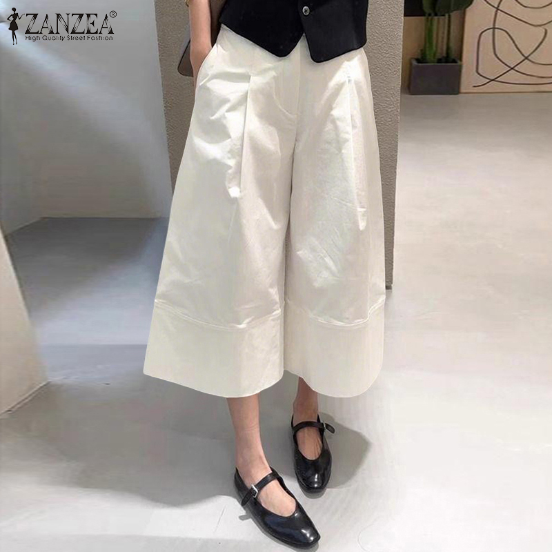 Summer Clothing Work - ZANZEA Plus Size 5XL Damskie spodnie