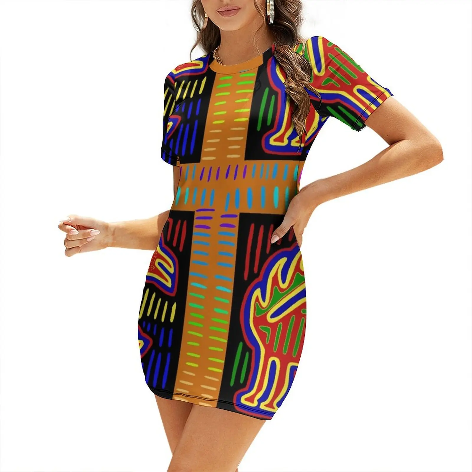 Summer Clothing Trends For Women 2026 - Sukienka z krótkim rękawem Kuna Indian