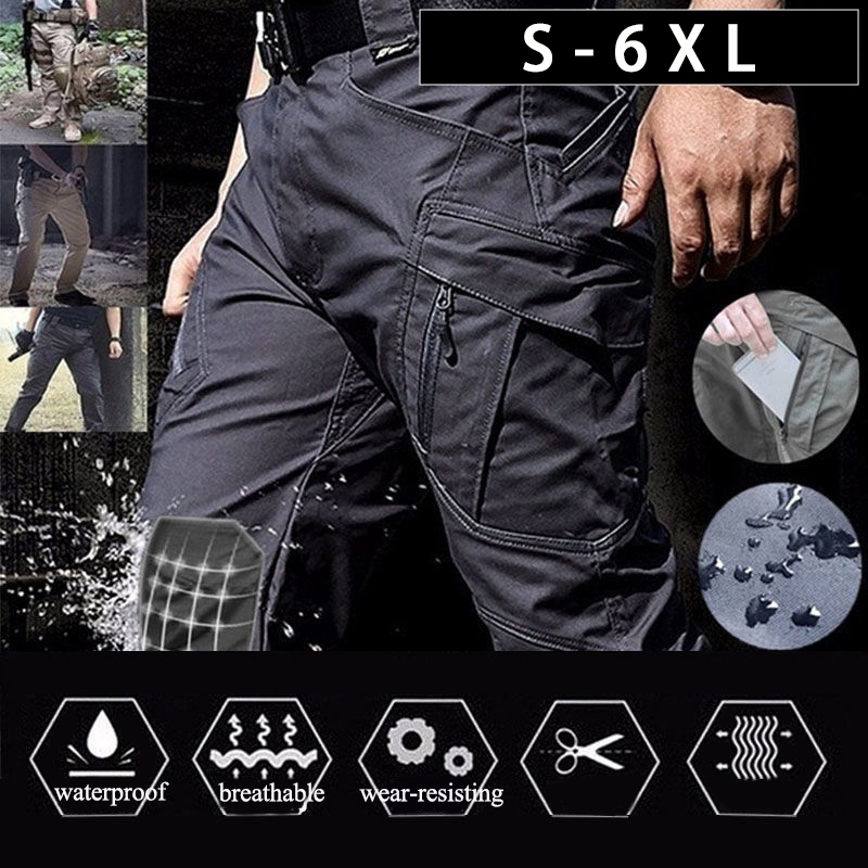 Summer Hiking Clothing - Taktyczne spodnie Cargo męskie spodnie bojowe