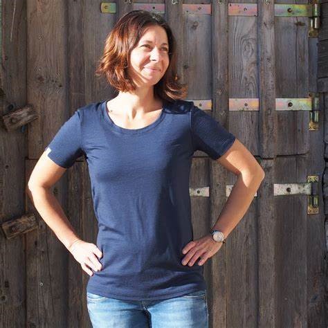 Summer Clothing Next - Damska superfine merino wełna T shirt