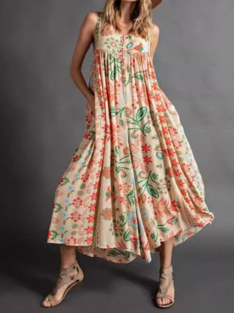 Summer Clothing Holiday - Modny kombinezon z nadrukiem dla kobiet