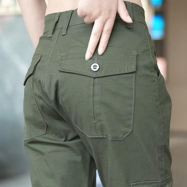 Summer Hiking Clothing - Męskie letnie taktyczne spodnie cargo, lekkie,