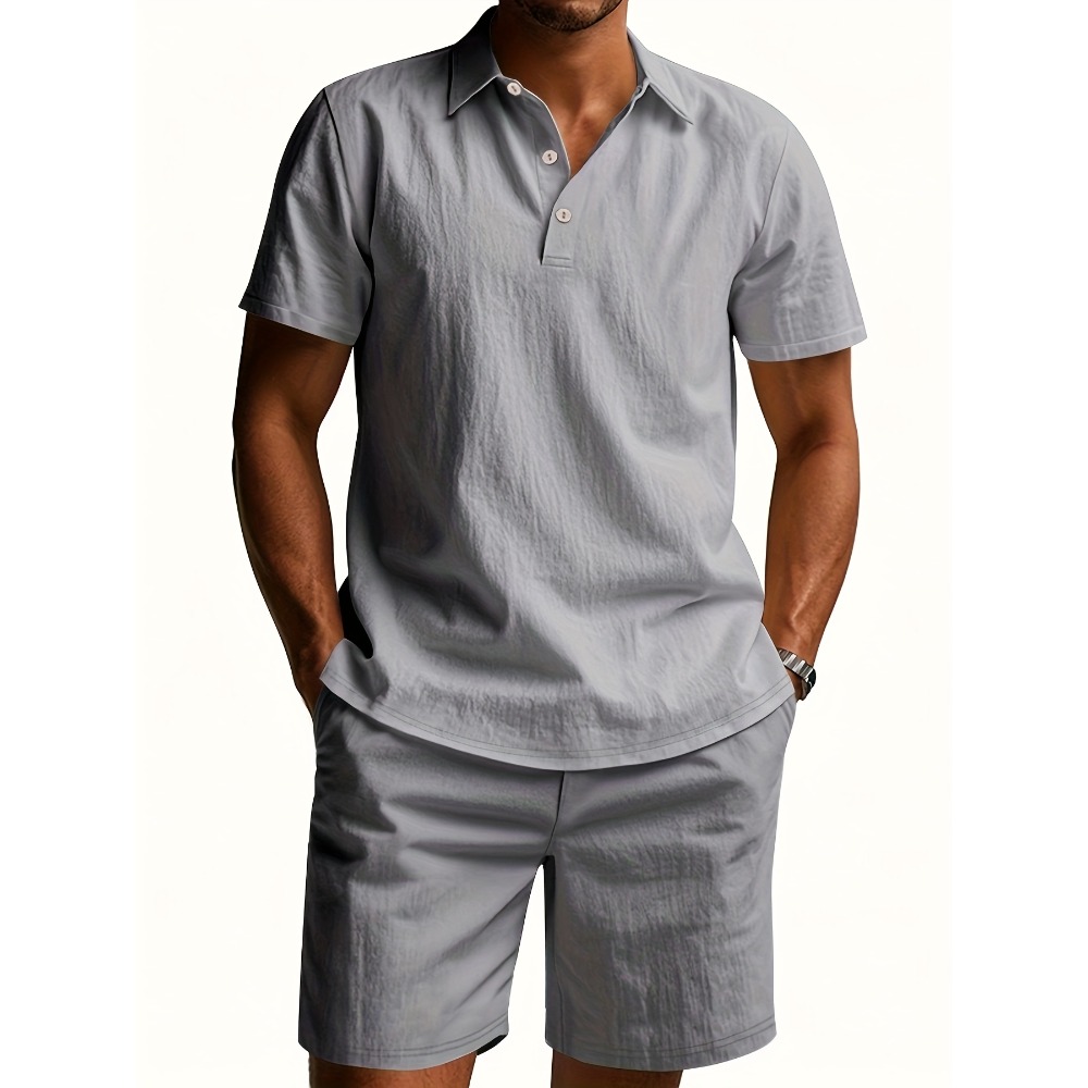 Letni męski garnitur lniany z  – Summer Clothing Men Linen recenzja i cena