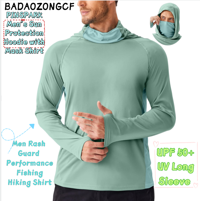 PINSPARK Męska bluza z kapture – Summer Hiking Clothing recenzja i cena