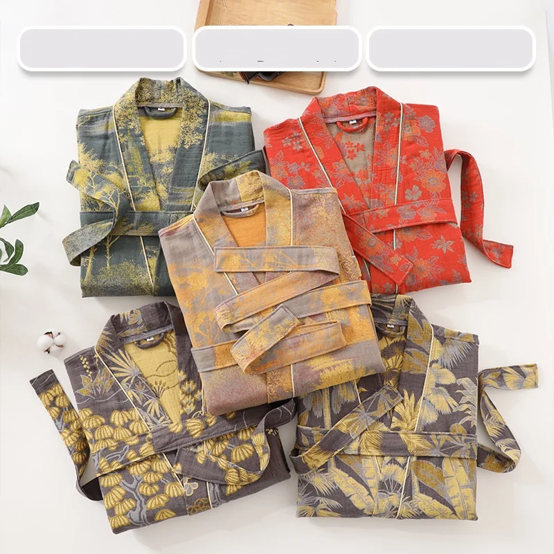 Szlafrok z czystej bawełny na  – Summer Gauze Clothing recenzja i cena