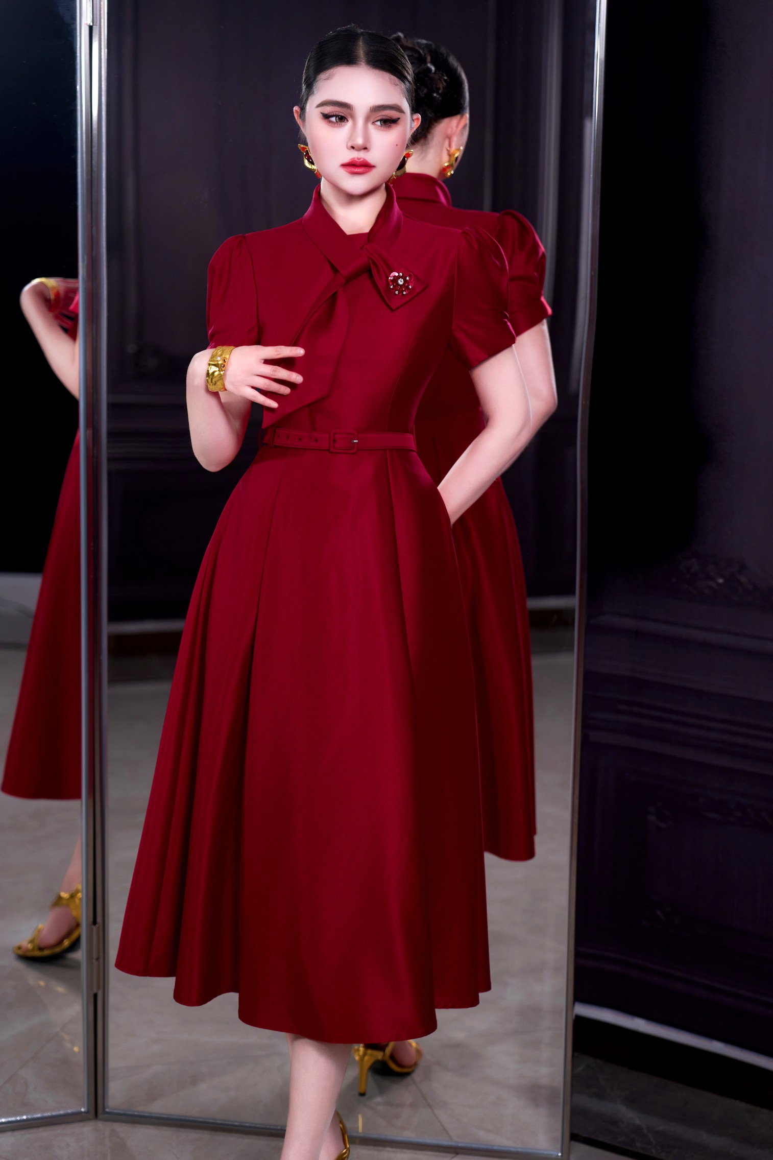 ZJYT Czerwona Sukienka Damska  – Summer Clothing Trends For Women 2026 recenzja i cena