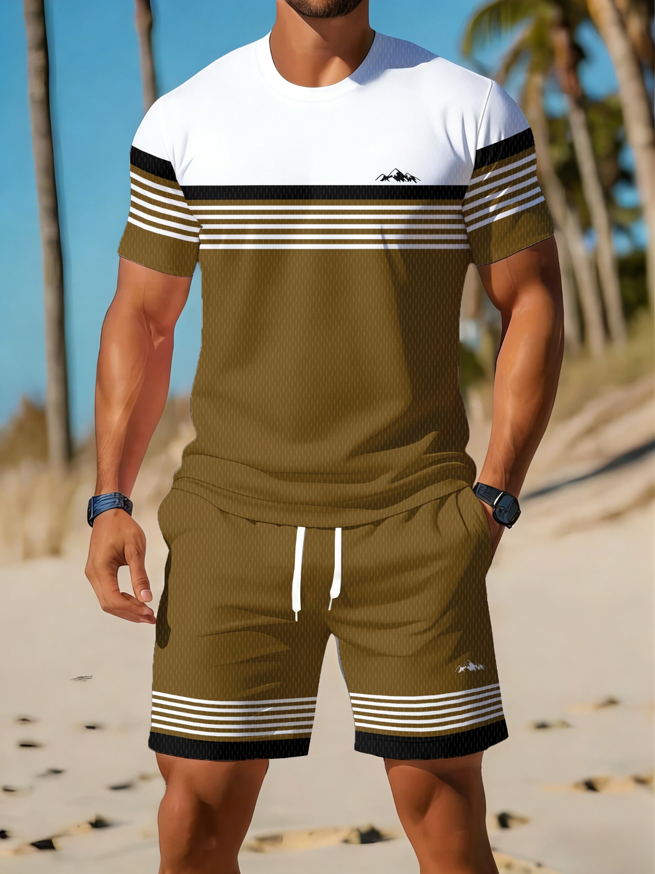 Męski zestaw na lato: koszulka – Summer Clothing Holiday recenzja i cena