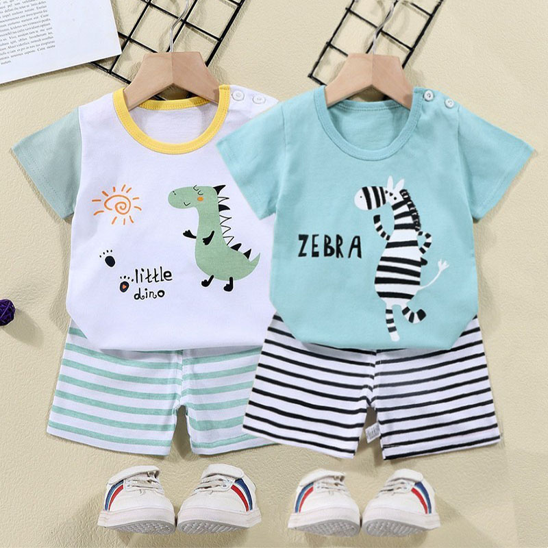 Bawełniane koszulki + spodenki – Summer Clothing Toddler recenzja i cena