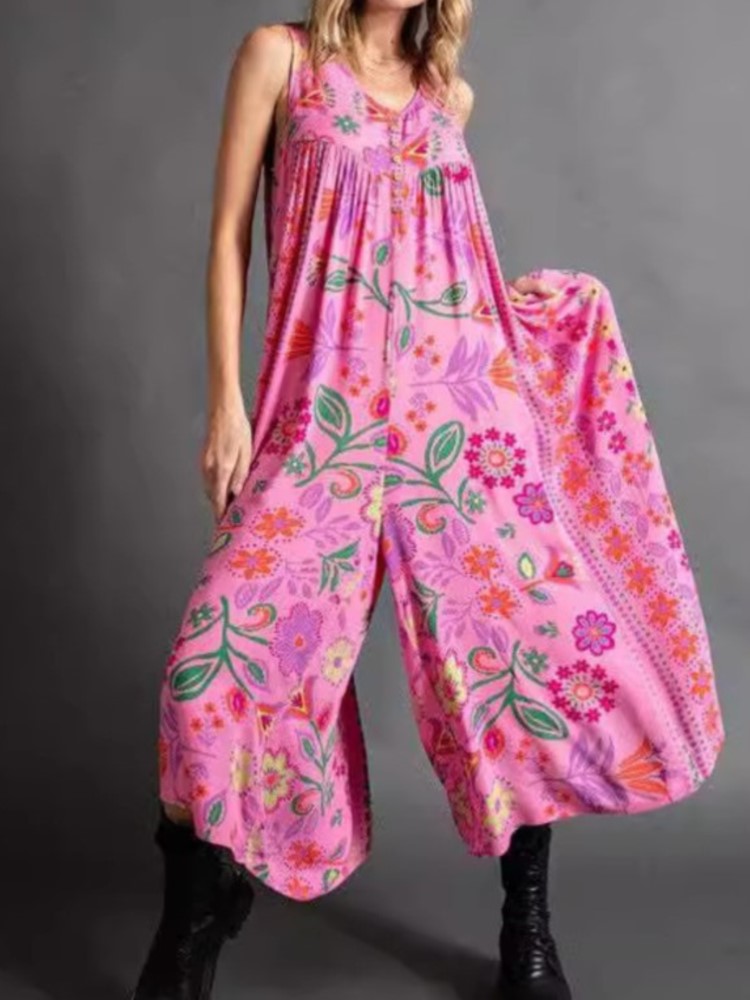 Modny kombinezon z nadrukiem d – Summer Clothing Holiday recenzja i cena