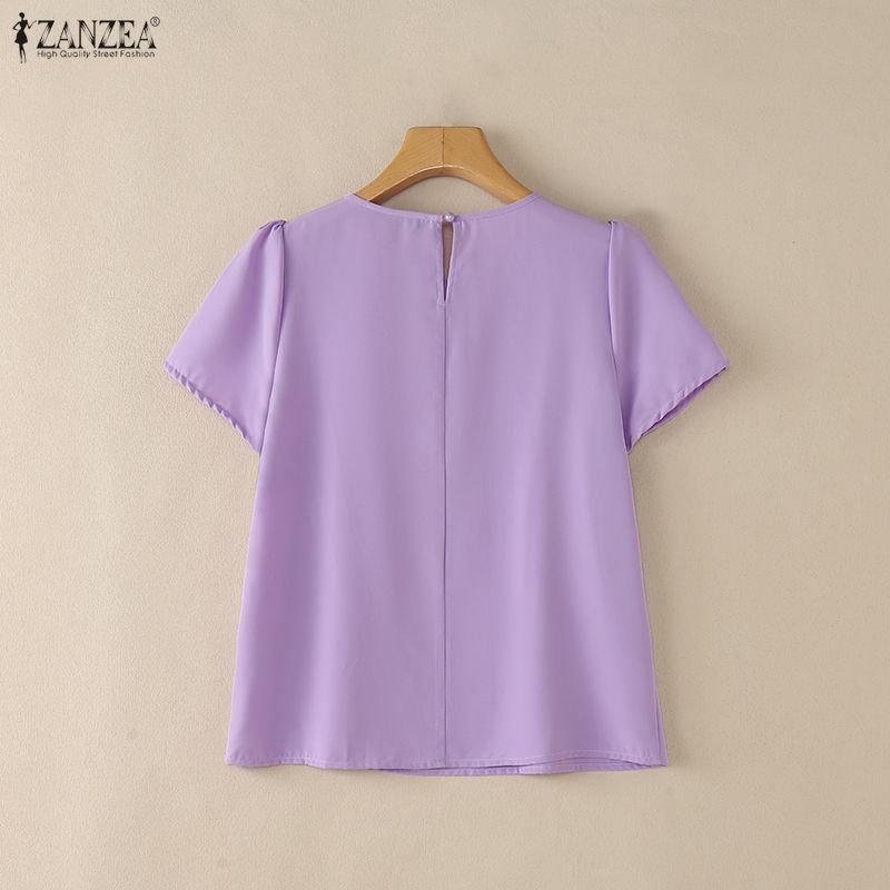 Letnia bluzka ZANZEA damska z  – Summer Clothing Work recenzja i cena
