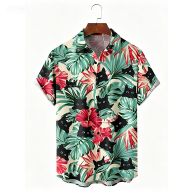 Modna hawajska koszula z kwiat – Summer Clothing Holiday recenzja i cena