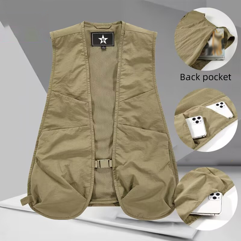 Lekka kamizelka unisex z wielo – Summer Hiking Clothing recenzja i cena