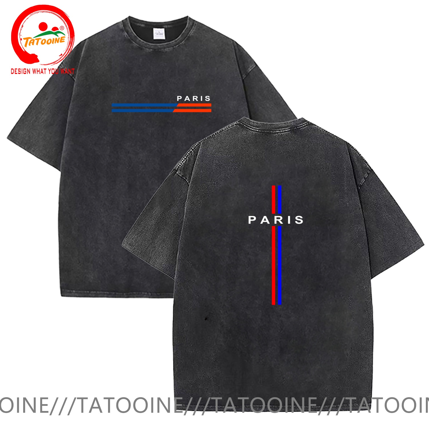 Koszulka męska z bawełny vinta – Summer Clothing In Paris recenzja i cena