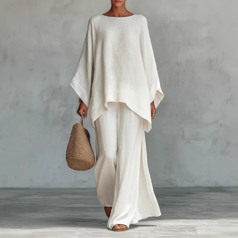 Wiosenny Nowy Modny Lniany Luź – Summer Clothing Men Linen recenzja i cena